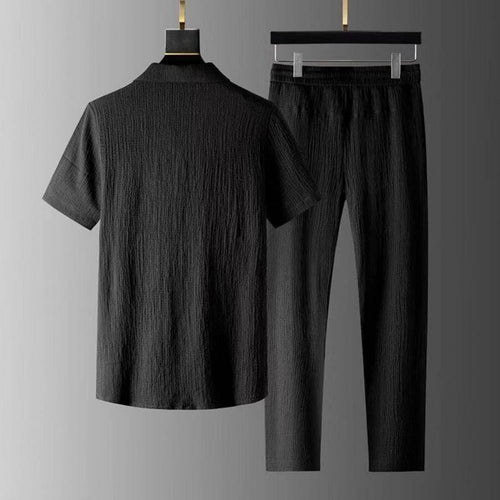 Andrea| Lyxig Casual Set för Herr med Textur